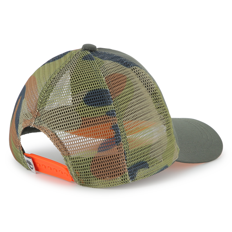 Bon&eacute; bi-mat&eacute;ria com estampa TIMBERLAND 
                        BOY