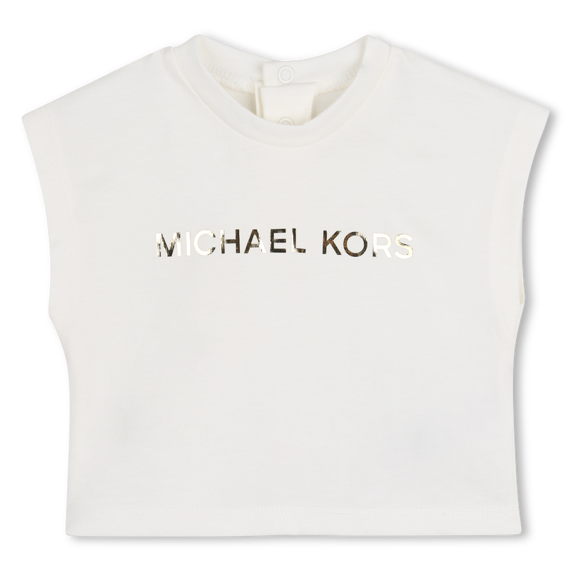 CONJUNTO DE CARDIGAN, SAIA E T-SHIRT MICHAEL KORS 
                        GIRL