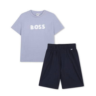 T-SHIRT + CONJUNTO BERMUDA BOSS BOY