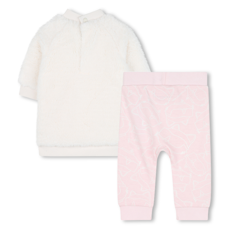 Conjunto de vestido + cueca boxer KARL LAGERFELD KIDS 
                        GIRL