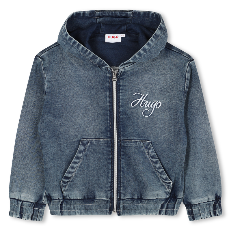 Cardigan com capuz HUGO 
                    GIRL