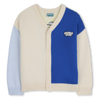 Cardigan de malha decote em v KENZO KIDS 
                    BOY