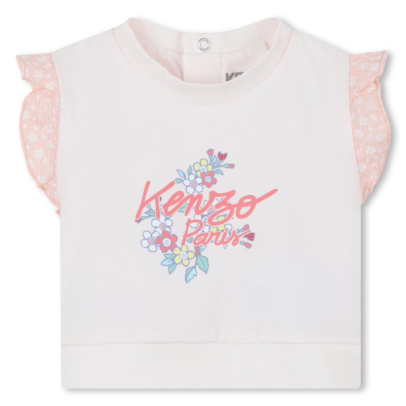 Conjunto de cal&ccedil;as e t-shirt KENZO KIDS 
                        GIRL