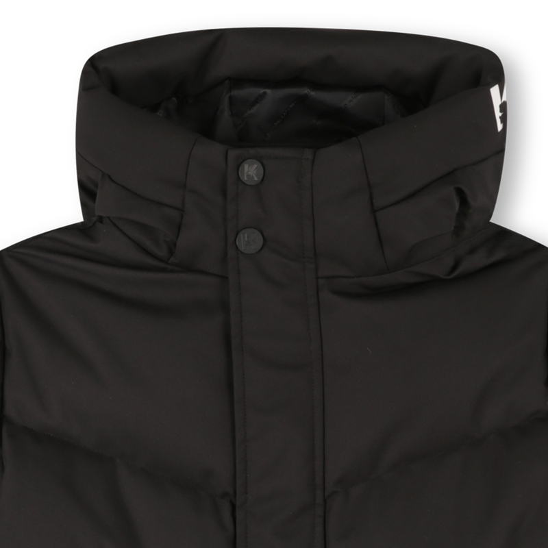 Jaqueta com capuz KARL LAGERFELD KIDS 
                        BOY