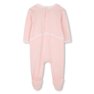 Snap Cotton Pajamas KENZO KIDS GIRL