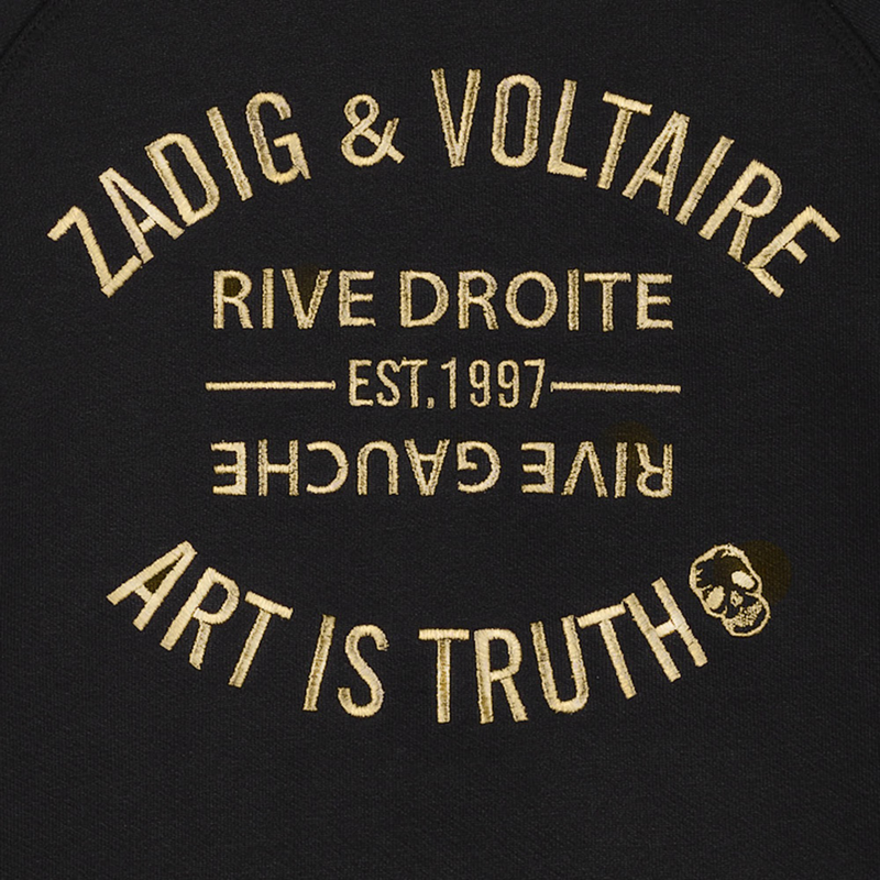 Sweatshirt de molet&atilde;o ZADIG & VOLTAIRE 
                        GIRL