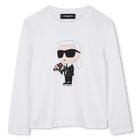 Camiseta de manga comprida KARL LAGERFELD KIDS 
                    BOY