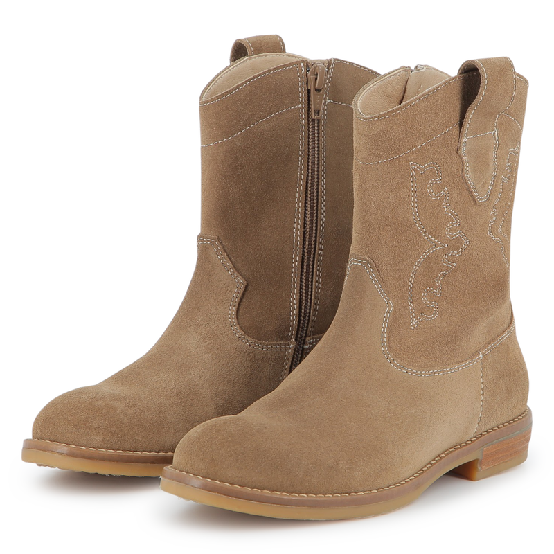 Botas ocidentais em couro bovino ZADIG & VOLTAIRE 
                        GIRL