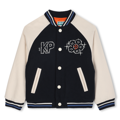 Jaqueta bomber com fecho de pressão KENZO KIDS GIRL