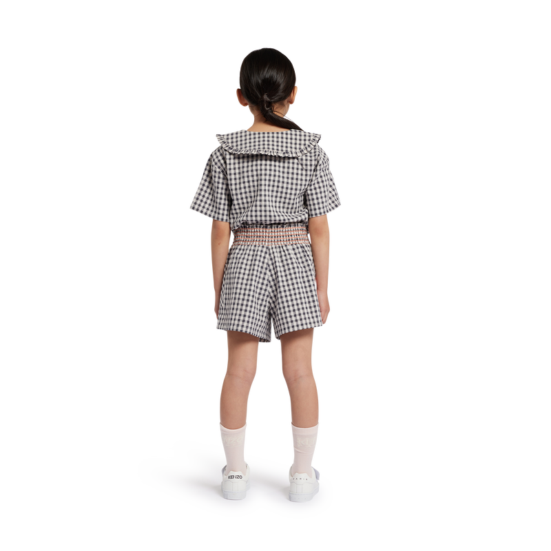 Calções com cintura elástica KENZO KIDS 
                    GIRL