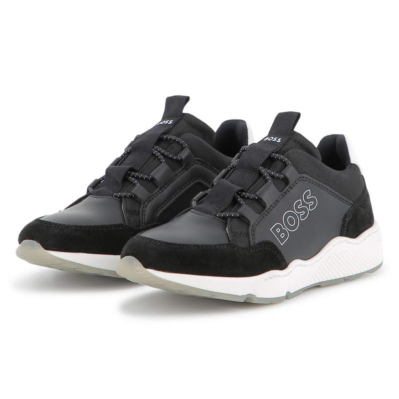 T&ecirc;nis sint&eacute;tico e de lona BOSS 
                        BOY