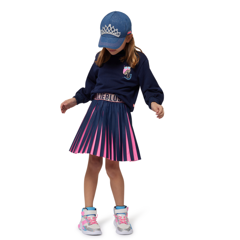 Cotton Jersey Sweatshirt BILLIEBLUSH 
                    GIRL
