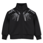 Cardigan de gola alta KARL LAGERFELD KIDS 
                    GIRL