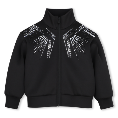 Cardigan de gola alta KARL LAGERFELD KIDS GIRL