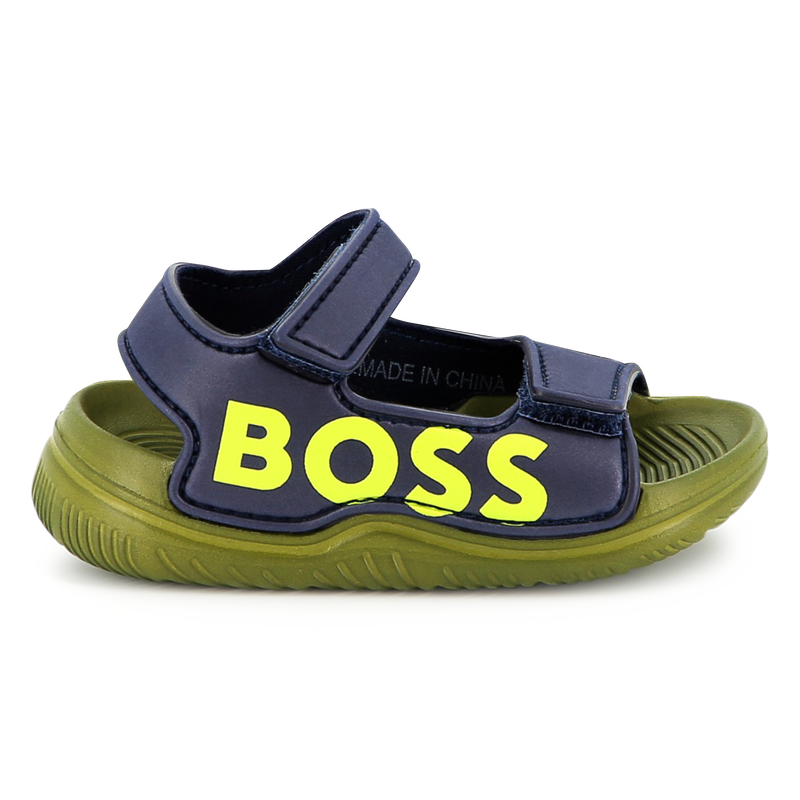 Sand&aacute;lias com velcro BOSS 
                        BOY