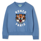 Moletom de l&atilde; n&atilde;o escovada KENZO KIDS 
                    GIRL