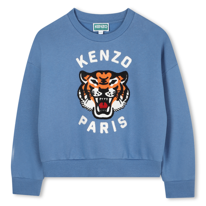 Moletom de l&atilde; n&atilde;o escovada KENZO KIDS 
                        GIRL