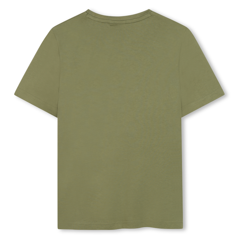 T-shirt manga curta em algod&atilde;o BOSS 
                        BOY