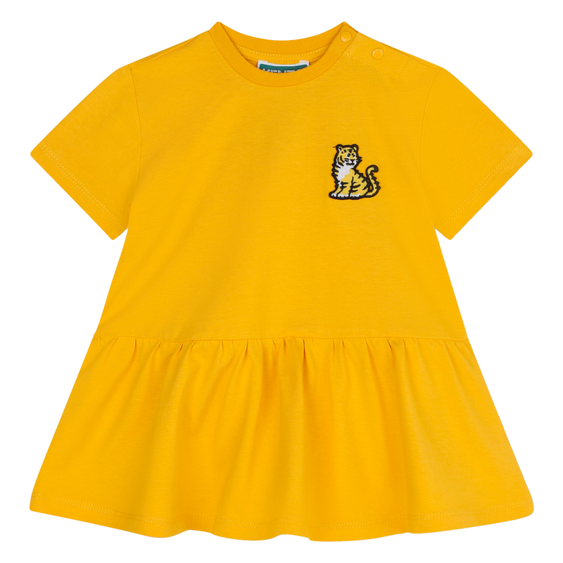 Vestido de manga curta KENZO KIDS 
                    GIRL