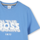 T-shirt manga curta em algod&atilde;o BOSS 
                    BOY