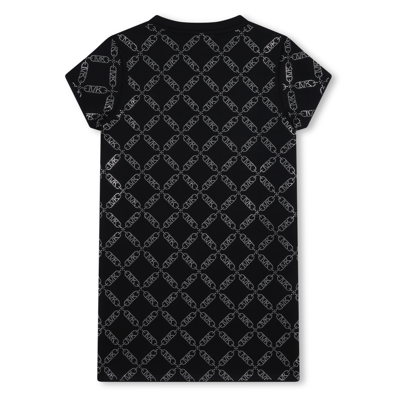 Vestido manga curta com tachas MICHAEL KORS 
                        GIRL