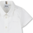 Camisa manga curta em algod&atilde;o BOSS 
                    BOY