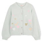 Cardig&atilde; de malha BILLIEBLUSH 
                    MENINA
