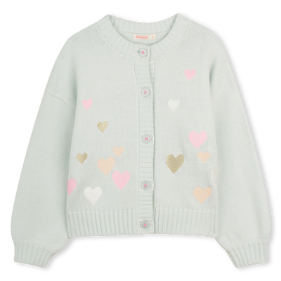 Cardig&atilde; de malha BILLIEBLUSH MENINA