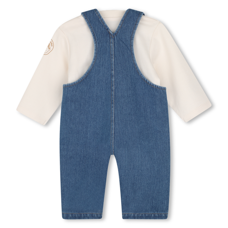 Conjunto de macac&atilde;o e camiseta TIMBERLAND 
                        MENINO