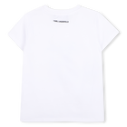 Camiseta de mangas curtas KARL LAGERFELD KIDS 
                    GIRL