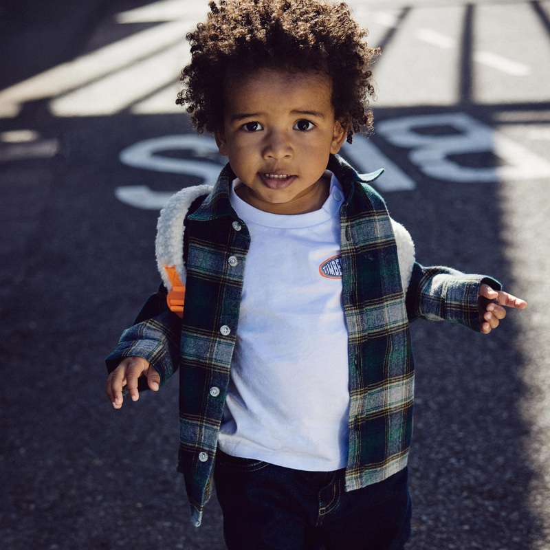 Camisa xadrez de algodão TIMBERLAND 
                    BOY