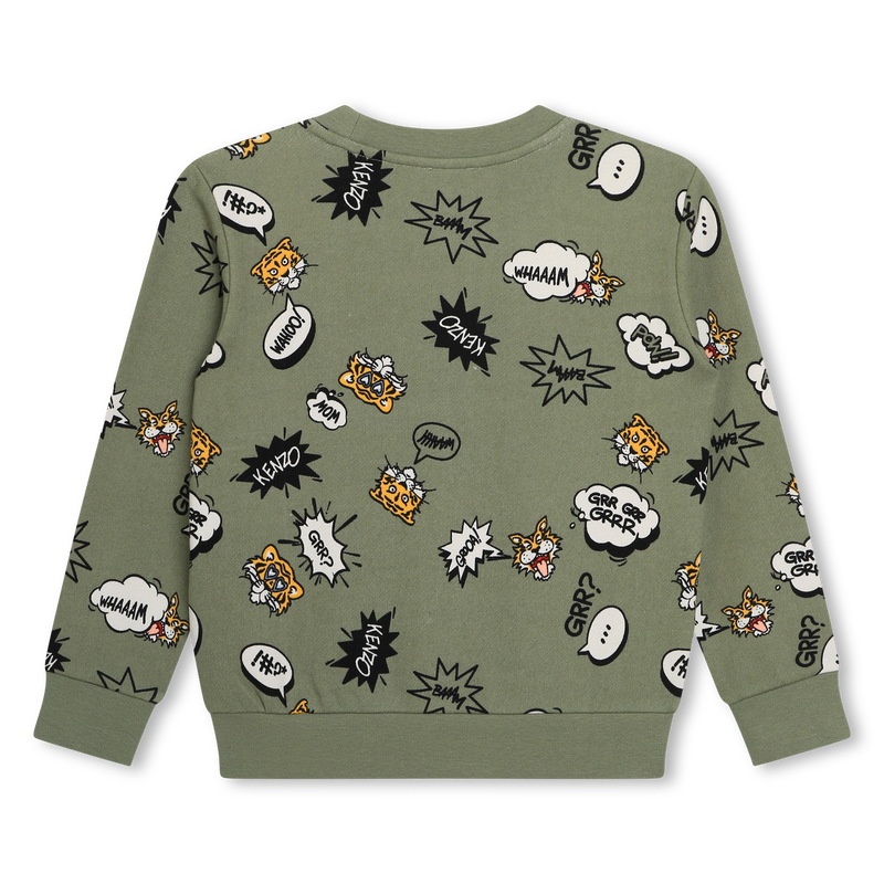 Sweatshirt moletão estampada KENZO KIDS 
                    BOY