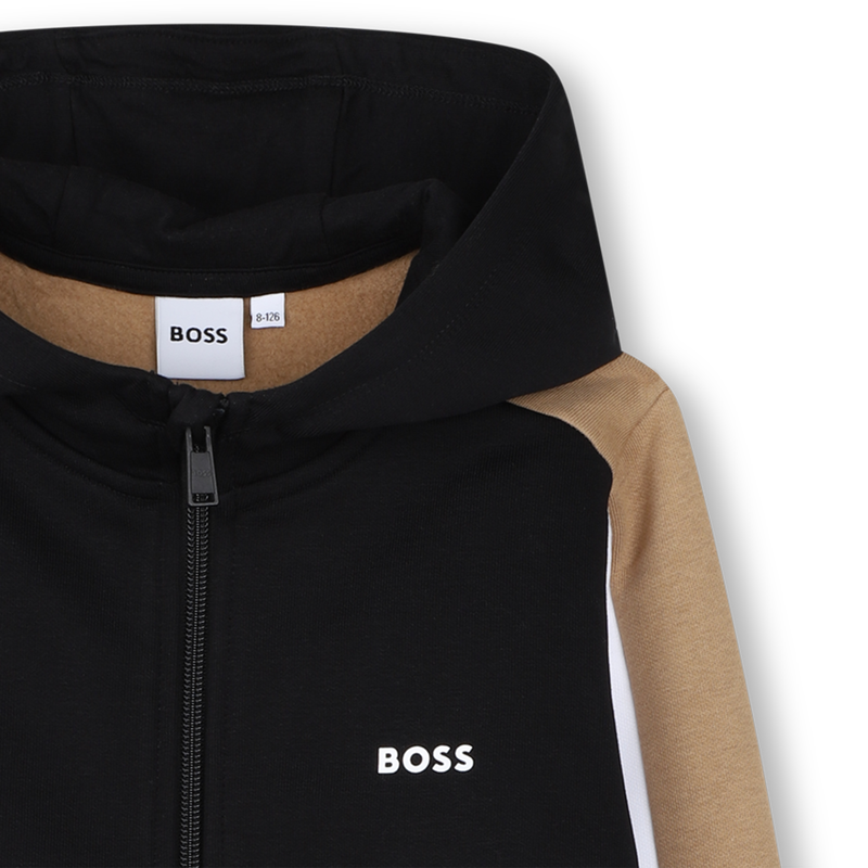 Cardigan com capuz BOSS 
                    BOY