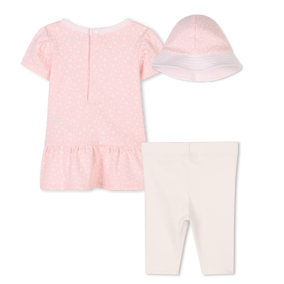 Conjunto de 3 pe&ccedil;as KENZO KIDS GIRL