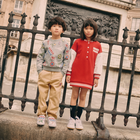Sweatshirt molet&atilde;o estampada KENZO KIDS 
                    BOY