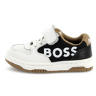Sapatilhas de pele com velcro BOSS 
                    BOY