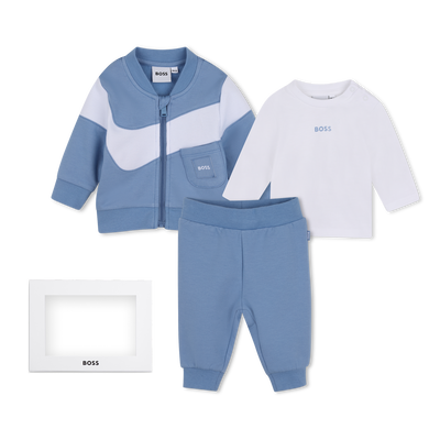Conjunto de cal&ccedil;a, cardig&atilde; e camiseta BOSS BOY