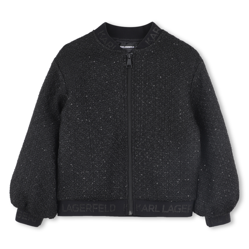Jaqueta de poliéster KARL LAGERFELD KIDS 
                    GIRL