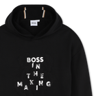 Vestido sweatshirt com capuz BOSS 
                    GIRL