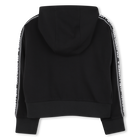 Cardigan com capuz KARL LAGERFELD KIDS 
                    GIRL