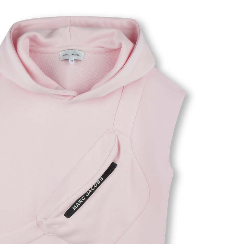 Vestido sem mangas com capuz MARC JACOBS 
                        GIRL