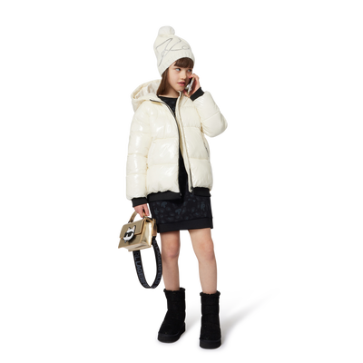 Botim de tornozelo têxtil com lantejoulas KARL LAGERFELD KIDS GIRL