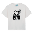 T-shirt de manga curta, ESBRANQUICADO, hi-res