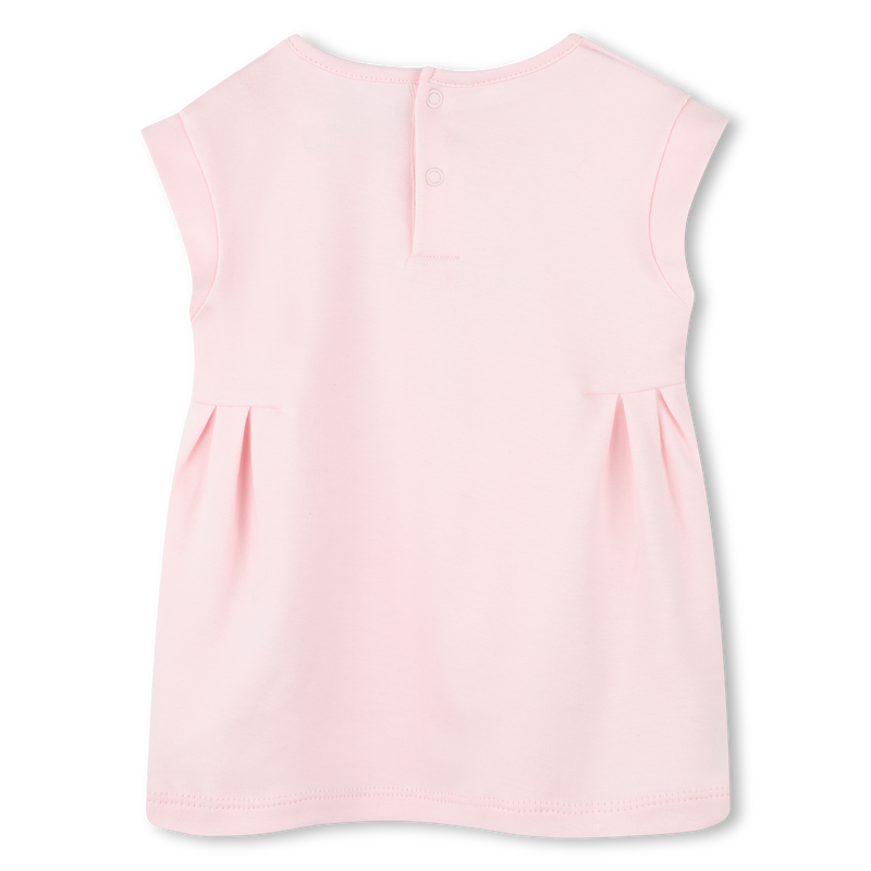 Vestido evas&ecirc; com estampa KARL LAGERFELD KIDS 
                        GIRL