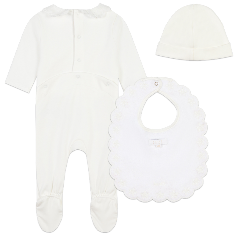 Conjunto de 3 peças em algodão CHLOE 
                    GIRL