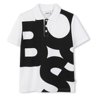 Camisa p&oacute;lo de algod&atilde;o, BRANCO, hi-res