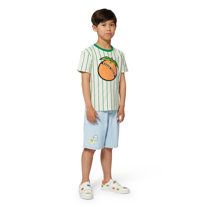 Bermudas com bordado KENZO KIDS 
                        BOY