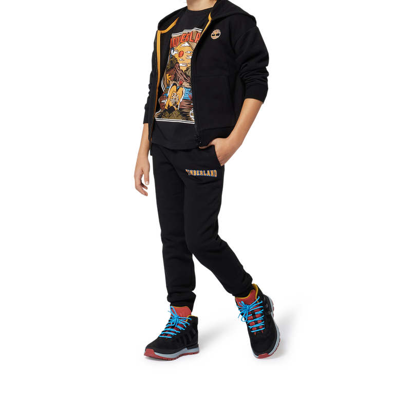 Cardig&atilde; em molet&atilde;o com capuz TIMBERLAND 
                        BOY