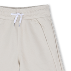 Bermudas de molet&atilde;o lisas, AREIA, hi-res