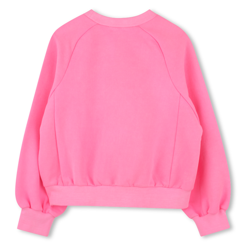 Sweatshirt de molet&atilde;o tingida BILLIEBLUSH 
                        GIRL